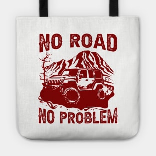 Jeep No Road No Problem Tote
