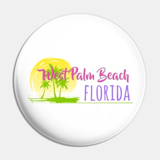 Life's a Beach: West Palm Beach, Florida Pin