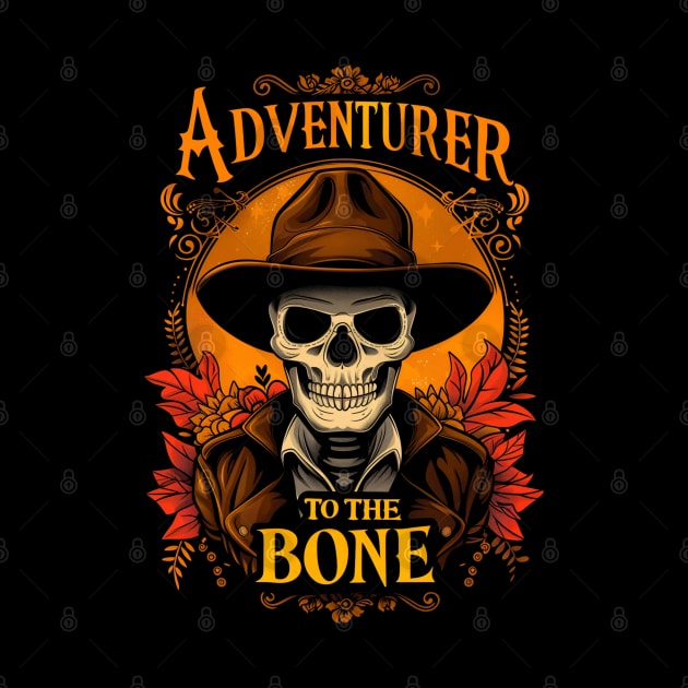 Adventurer to the Bone - Skeleton - Halloween - Indy by Fenay-Designs