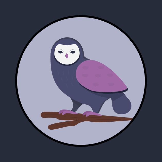 Night Owl T-Shirt by happinessinatee