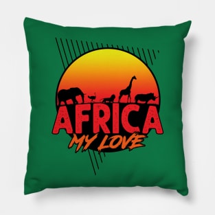 Africa My Love Pillow