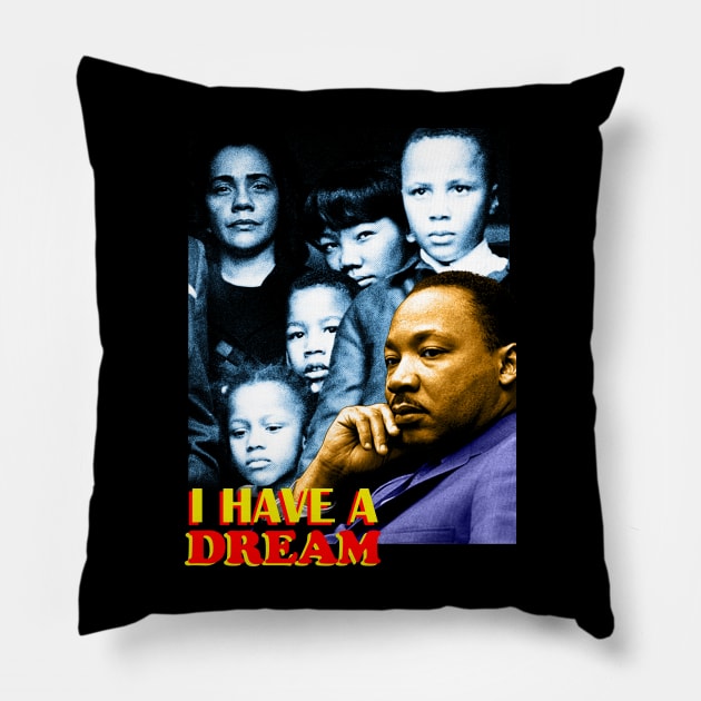 Martin Luther King Jr. : I Have a Dream Pillow by Hason3Clothing