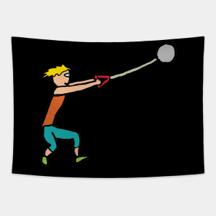 Hammer Throw Tapestry