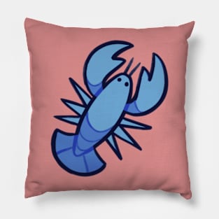 Cute Blue Lobster Pillow