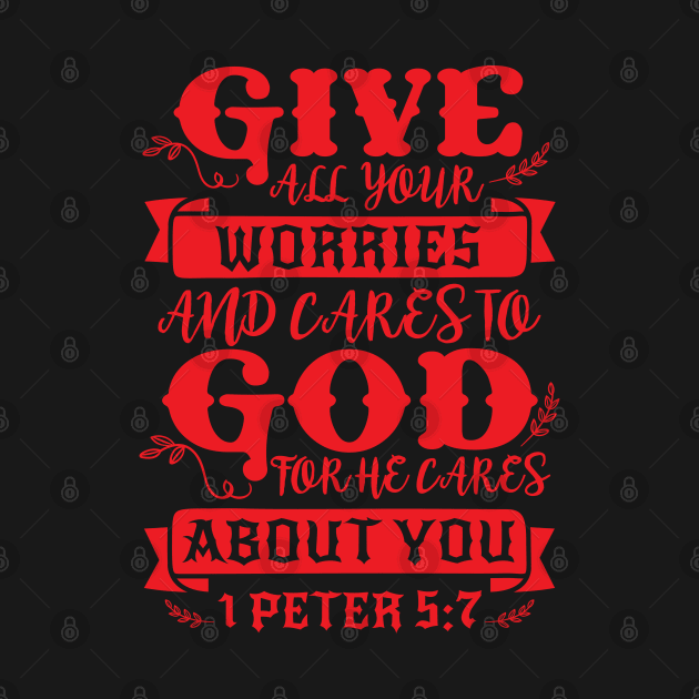 1 Peter 5:7 by Plushism