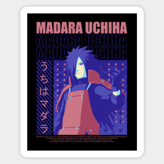 Madara Uchiha Madara Aufkleber Teepublic De