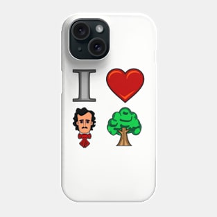 I Love Poe Tree Phone Case