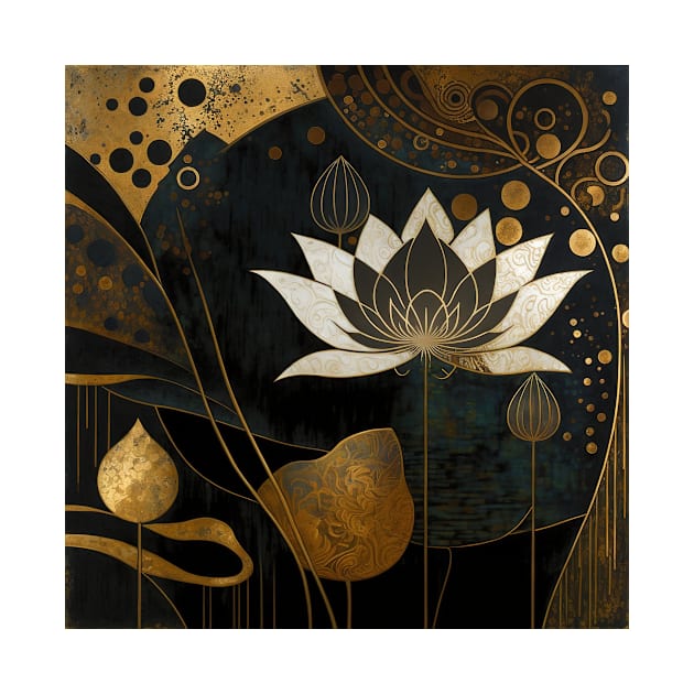 flower and gold by Imagier