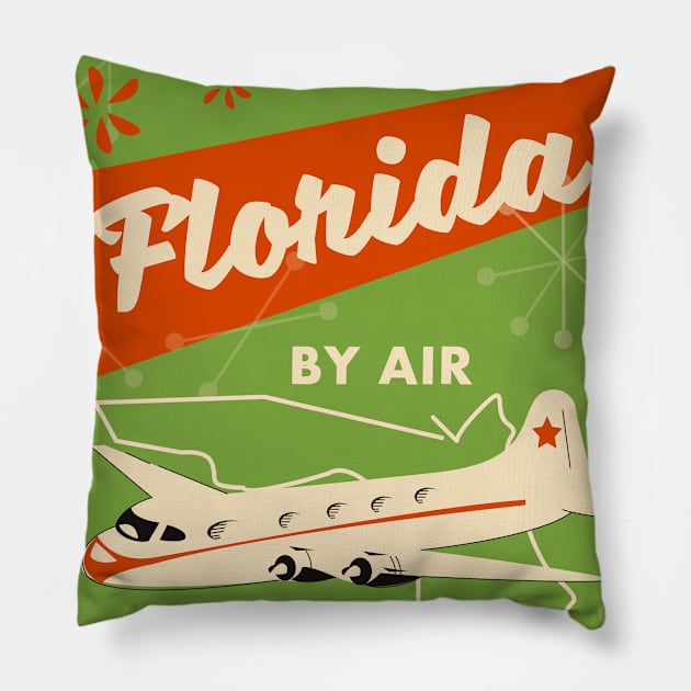 Florida By Air Pillow by nickemporium1