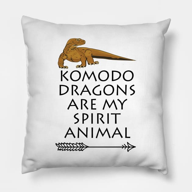 Komodo Dragons are my Spirit Animal Pillow by mstory