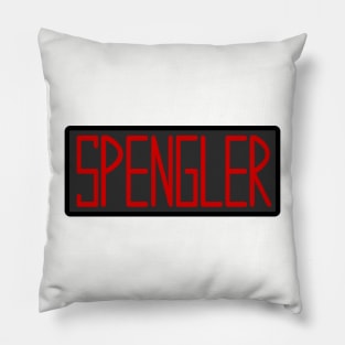 Egon Spengler Jumpsuit Badge Pillow