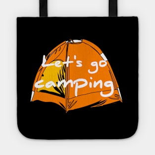 Let's go camping Tote