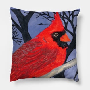 Winter Cardinal Pillow