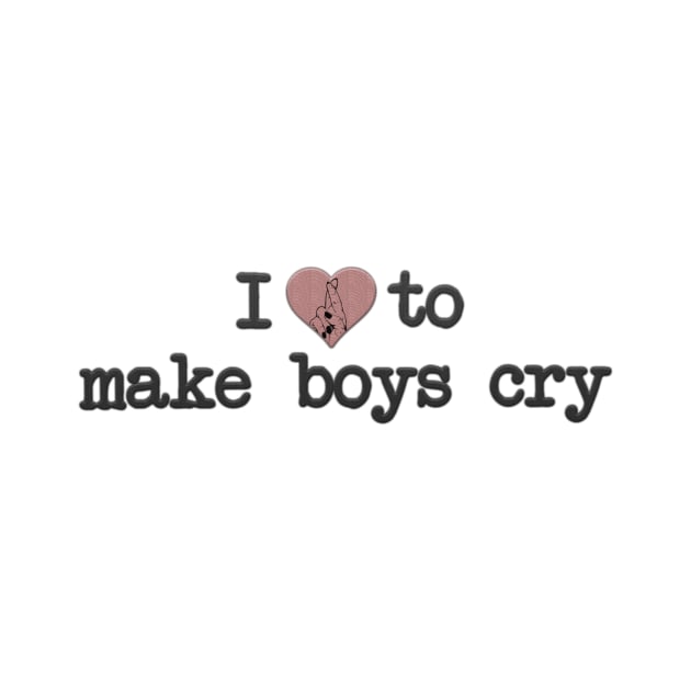 i love to make boys cry by tonguetied