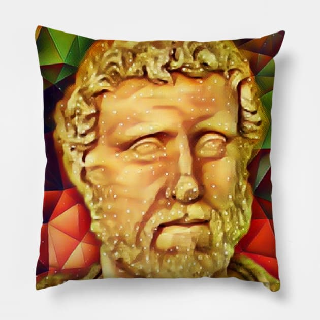 Appian of Alexandria Snow Portrait | Appian of Alexandria Artwork 15 Pillow by JustLit