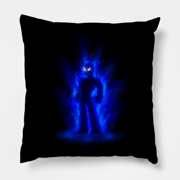 blue flame Pillow by JonahWorks