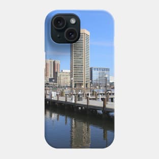 Baltimore's Inner Harbor and World Trade Center Phone Case