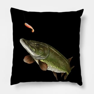 Northern pike Pillow