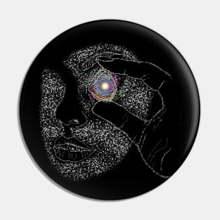 Eye's Galaxy Pin