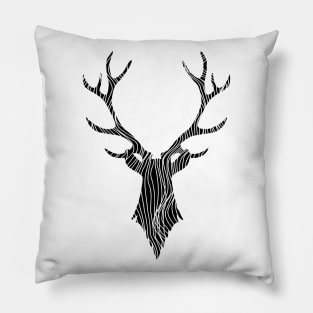 Deer Head Pillow