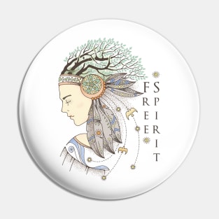 Free spirit - Tribal woman Pin