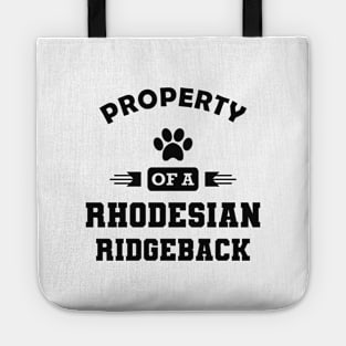 Rhodesian Ridgeback Dog - Property of a rhodesian ridgeback Tote