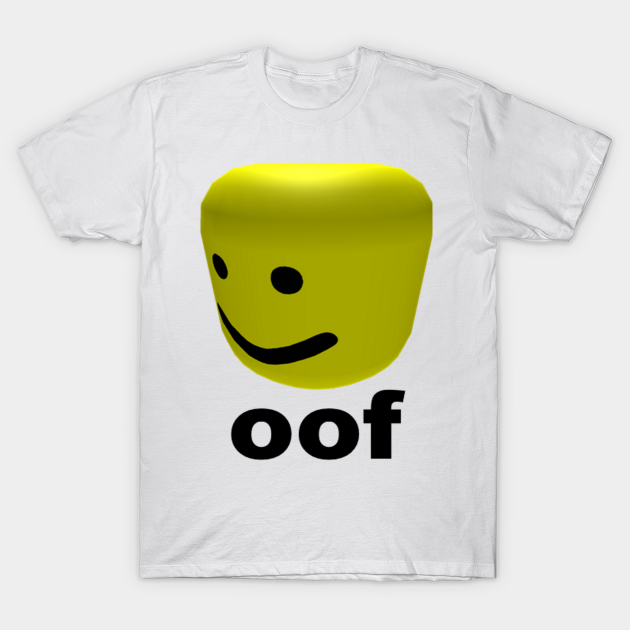 Eefisvblrasptm - roblox oof noob head meme roblox kids t shirt teepublic