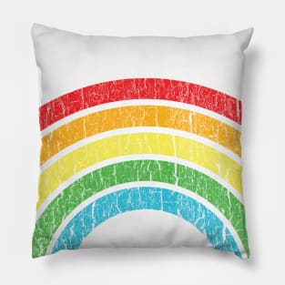 Vintage Rainbow Pillow