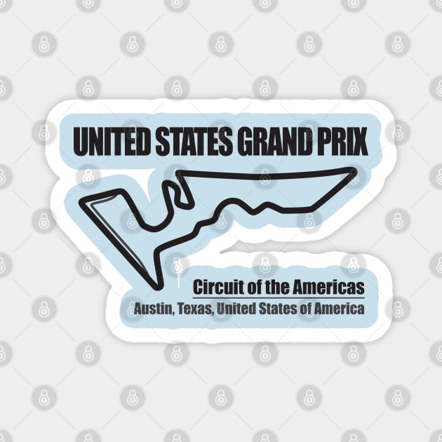 United States Grand Prix LS Magnet by Chicanery