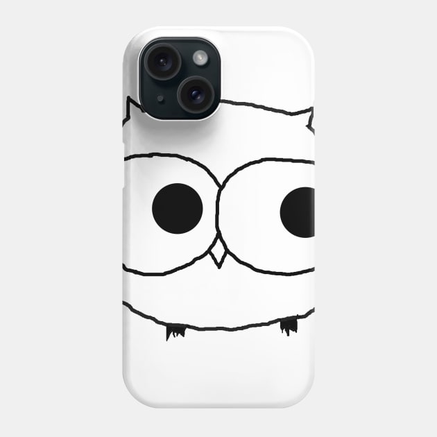 Drawn Owl Design Phone Case by Katie_w13