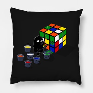 How to Solve a Rubiks Cube Pillow