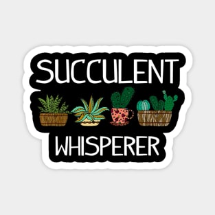 Funny Succulent Cactus Gardening Magnet