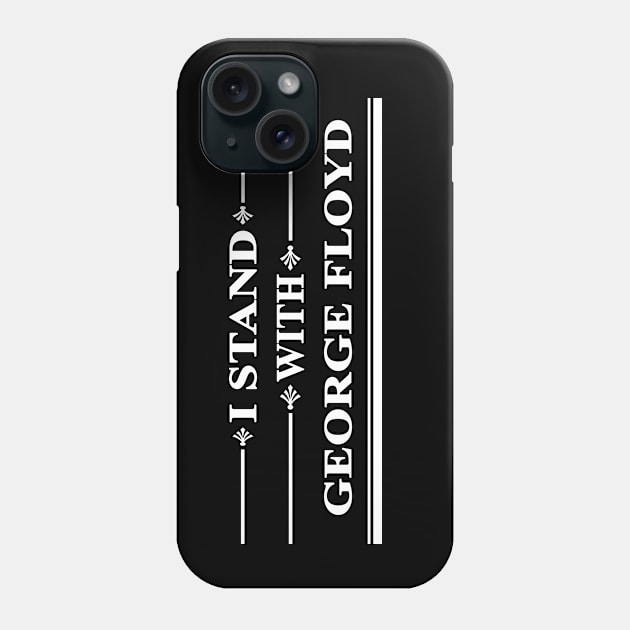 i stand with floyd - george floyd cant breathe Phone Case by BaronBoutiquesStore