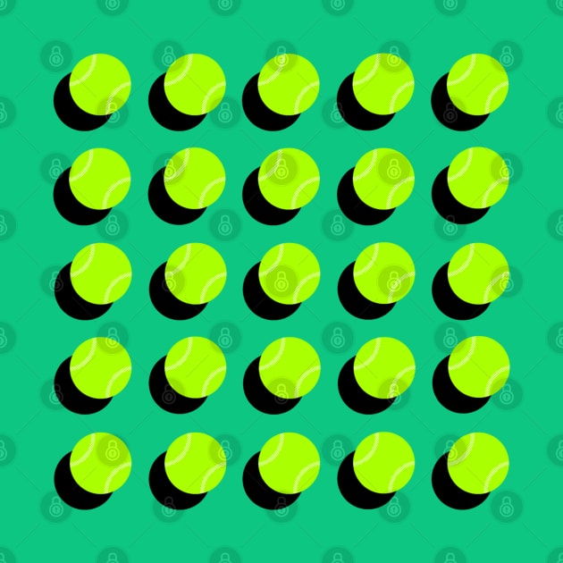 Tennis Ball Grid by LetsOverThinkIt