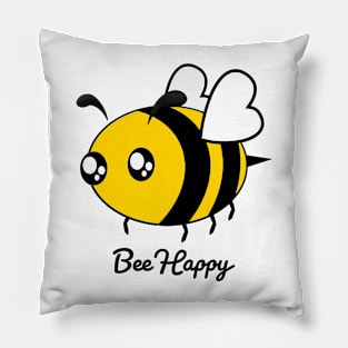 Be happy like a bee Pillow