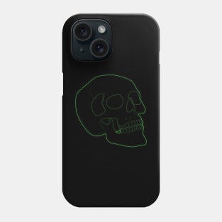 Neon Skull Green Phone Case