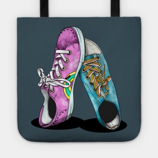 Canvas Sneakers Tote