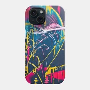 Vibrant Fusion: Abstract Graffiti Splash Phone Case