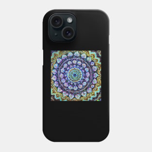 Colourful Mandala design Impressionist painting Phone Case