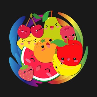 Kawaii Fruits T-Shirt