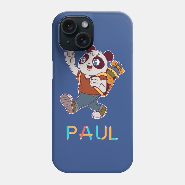 School Enrollment Panda Paul Phone Case by DePit DeSign