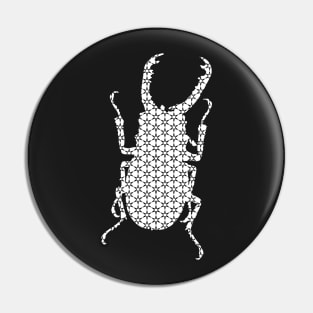 Stag Beetle Bug Pattern Pin