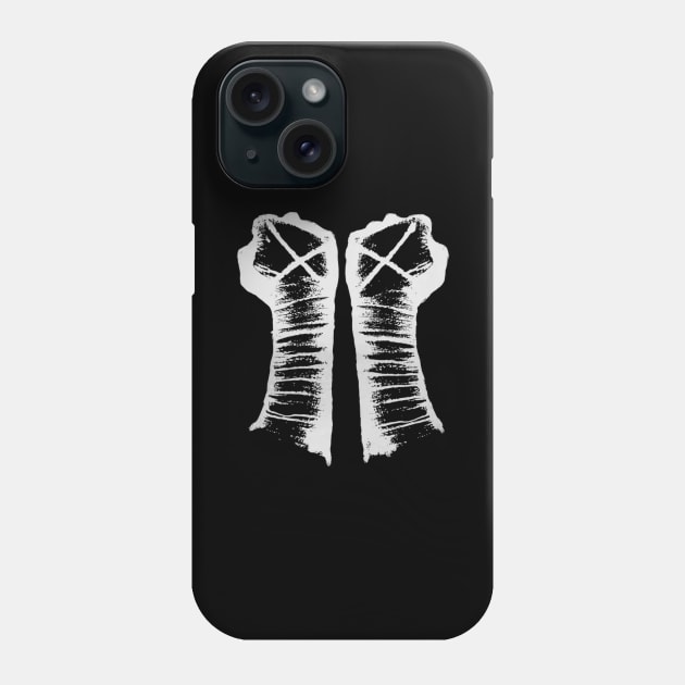 CM Punk Fists Phone Case by ClarityMacaws