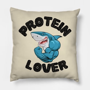 Shark Loves Protein Pillow