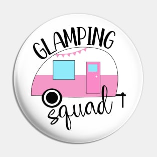 Glamping Squad T-shirt Pin