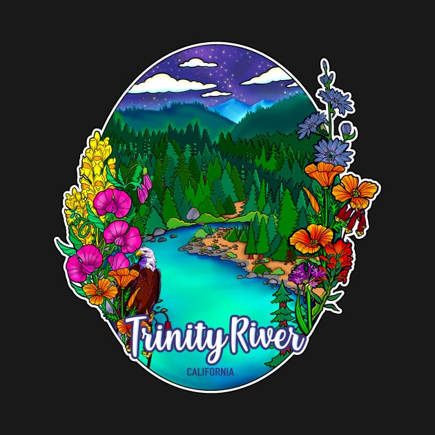 Trinity River California by CattGDesigns