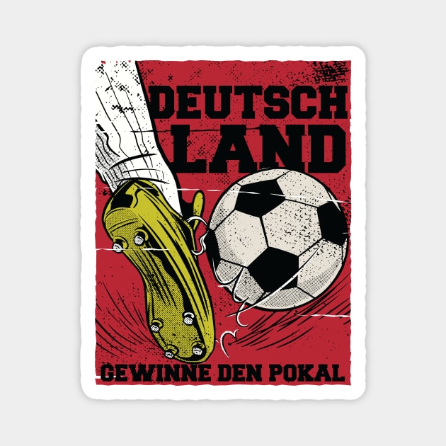 Deutschland Gewinne den Pokal // Germany Win the Cup Magnet by SLAG_Creative