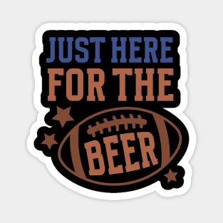 Football and Beer Funny Tee Shirt Magnet