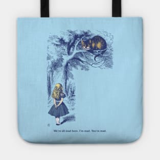 Alice and the Cheshire Cat Tote