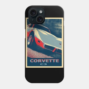 c3 corvette - colored Phone Case